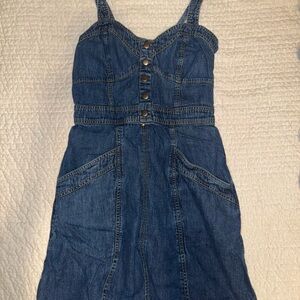 Japna Blue Denim Mini Dress